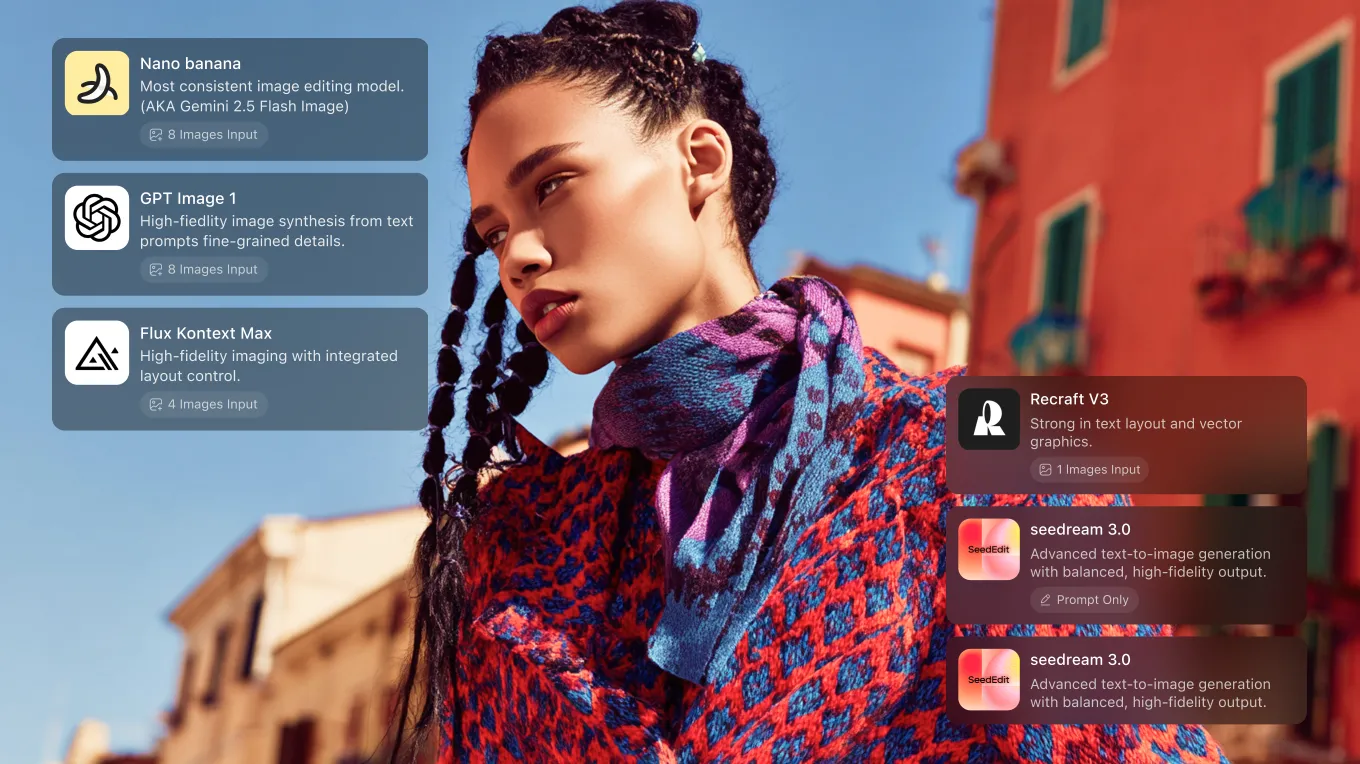 Create images in Multiple ways with leading AI models
