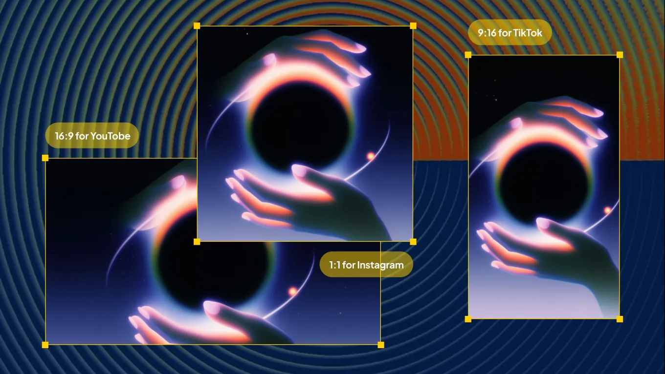 Expand images with original or social media ratios