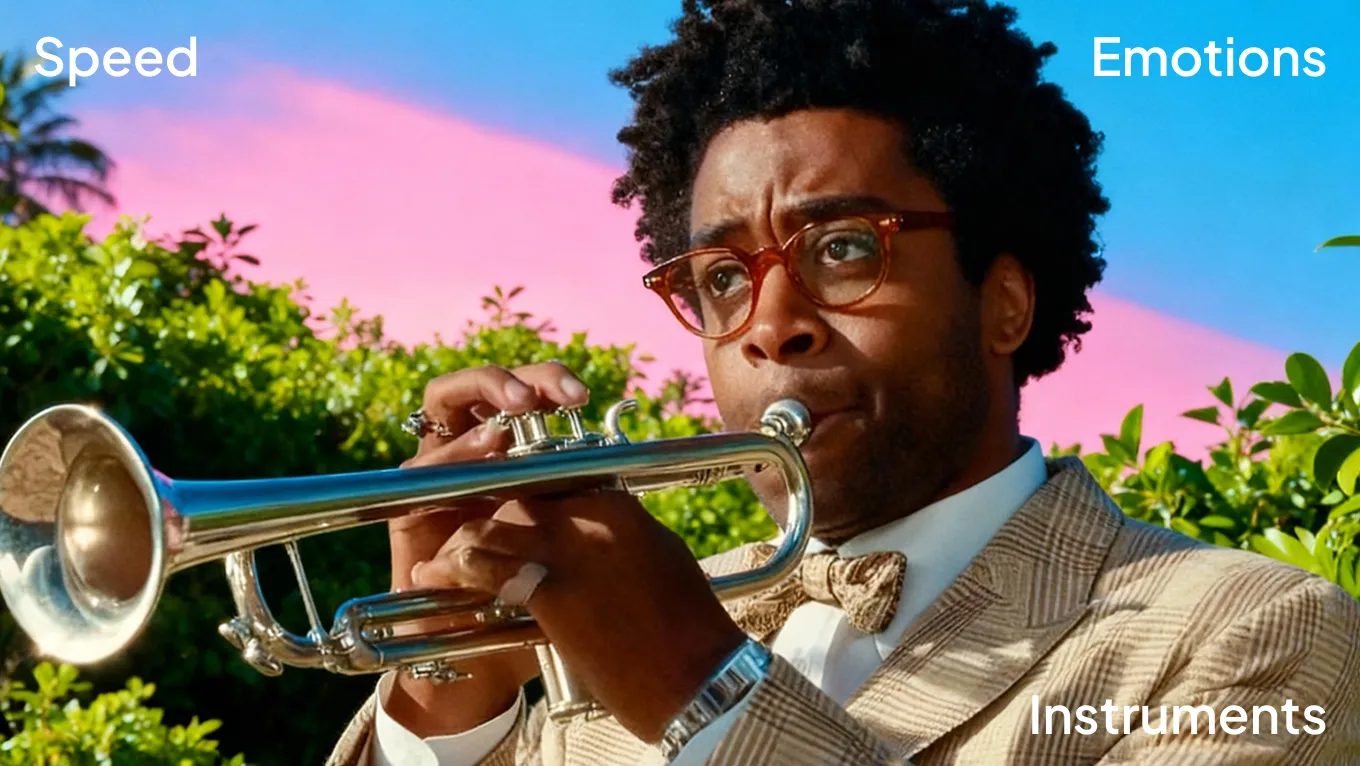 Customize every detail — from tempo to mood